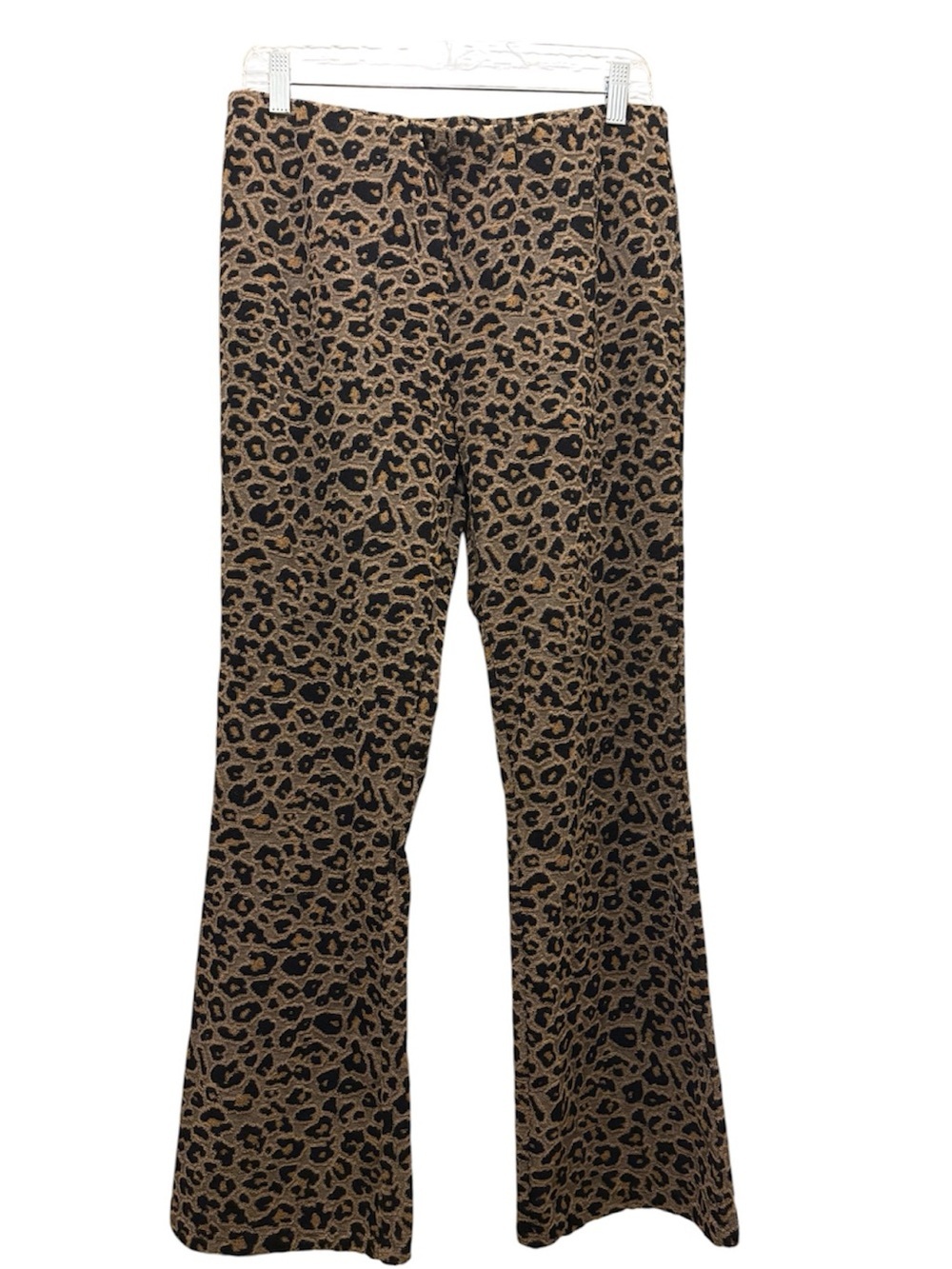 Z Supply Nova Jacquard Leopard Flare Pants Women’s Size XL Boho,Grunge,90’s - Picture 12 of 12